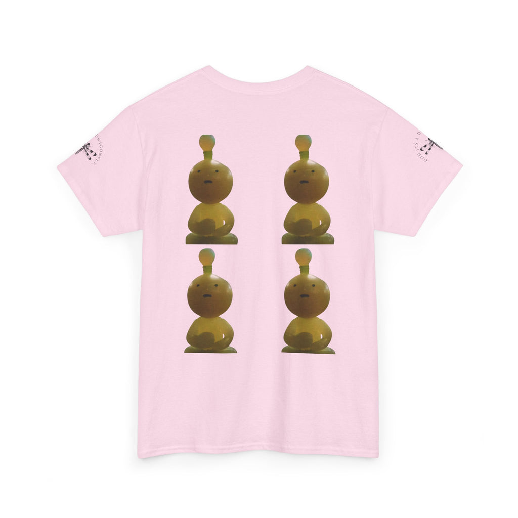 T-Shirt — Whimsical Yellow Totem Print Tee