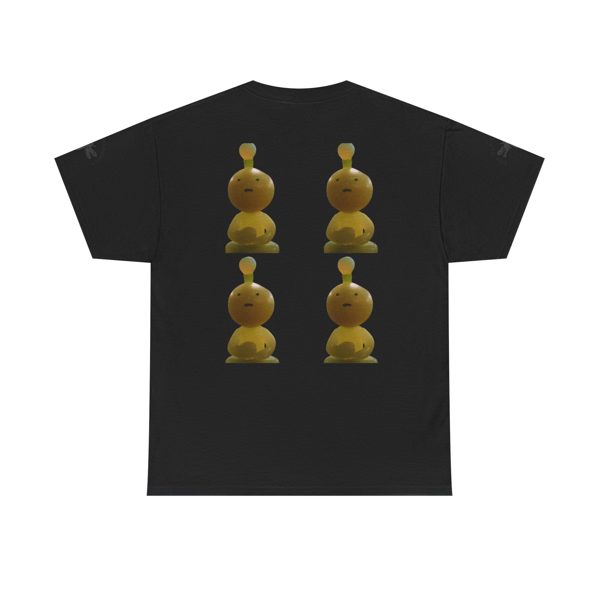 T-Shirt — Whimsical Yellow Totem Print Tee