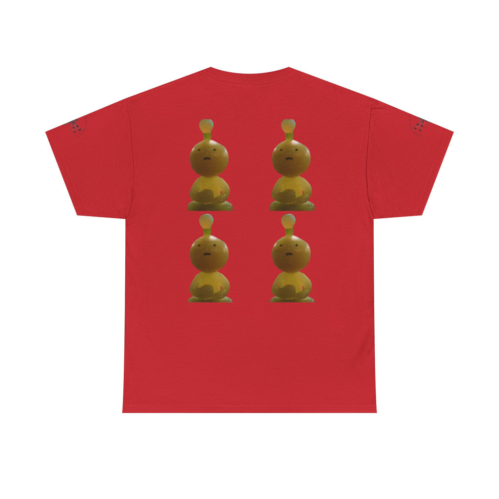 T-Shirt — Whimsical Yellow Totem Print Tee