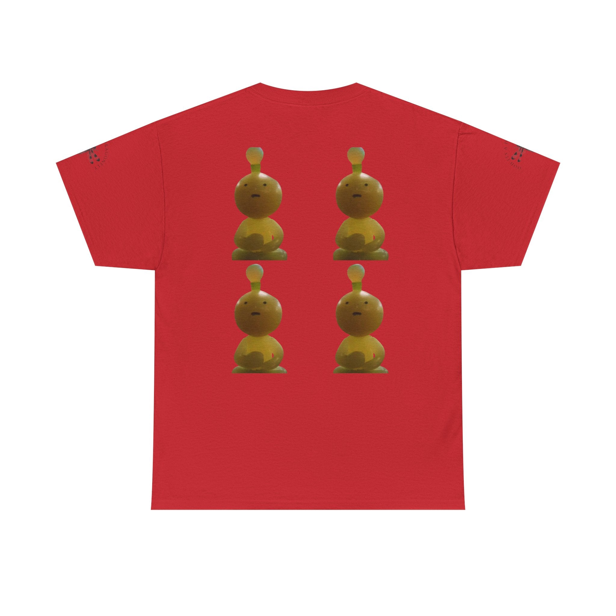 T-Shirt — Whimsical Yellow Totem Print Tee