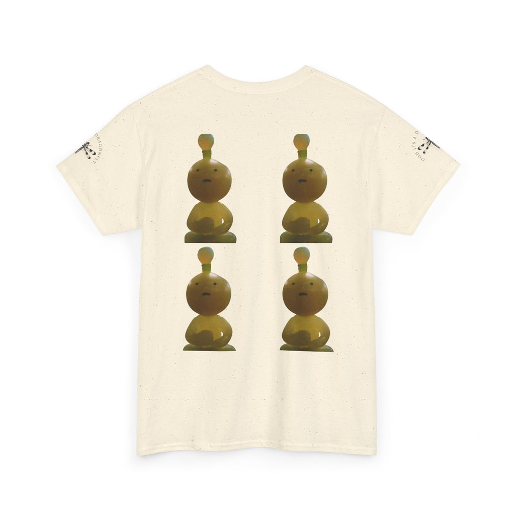 T-Shirt — Whimsical Yellow Totem Print Tee