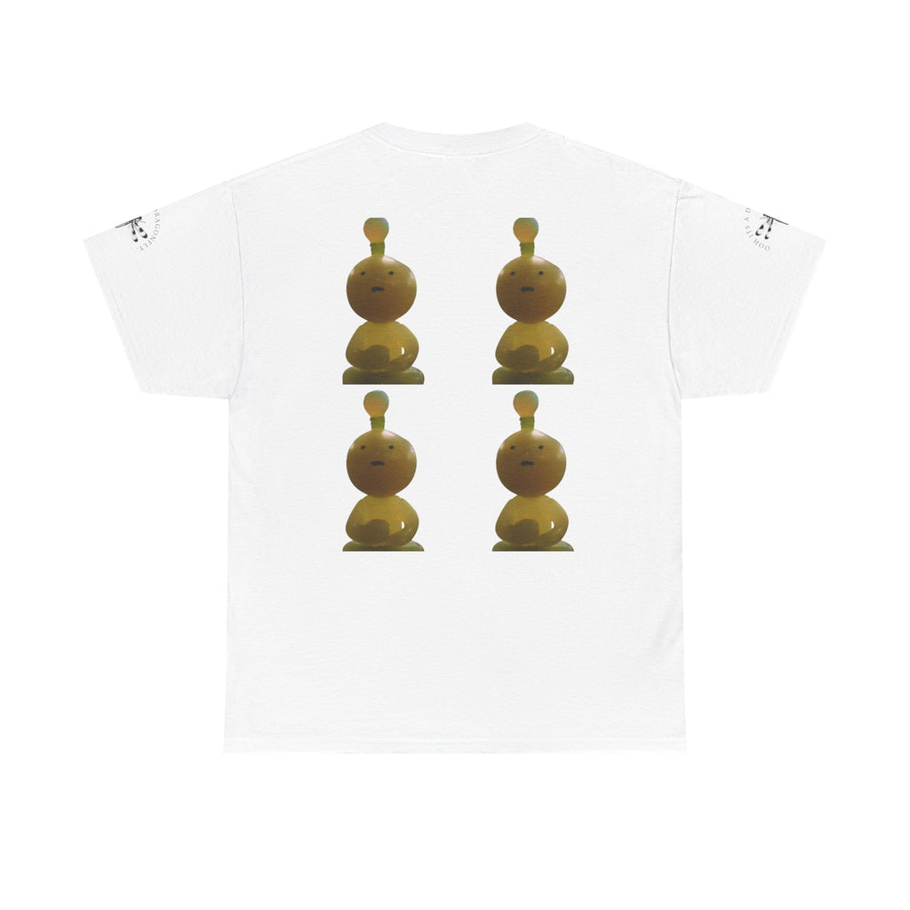 T-Shirt — Whimsical Yellow Totem Print Tee