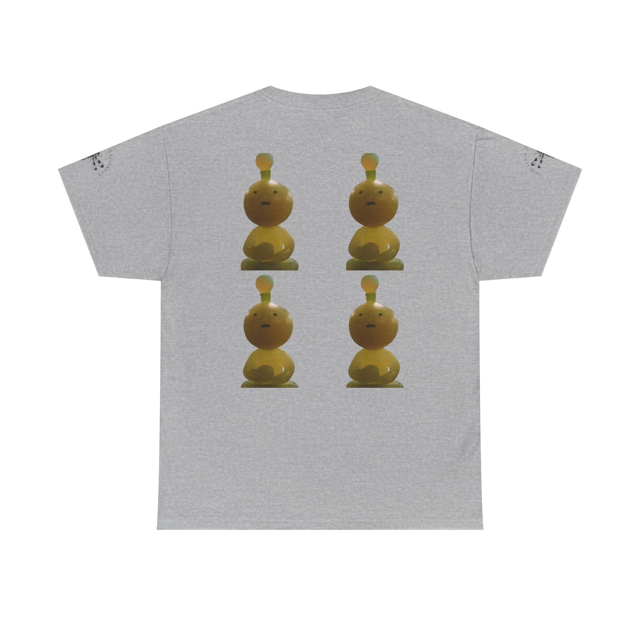 T-Shirt — Whimsical Yellow Totem Print Tee