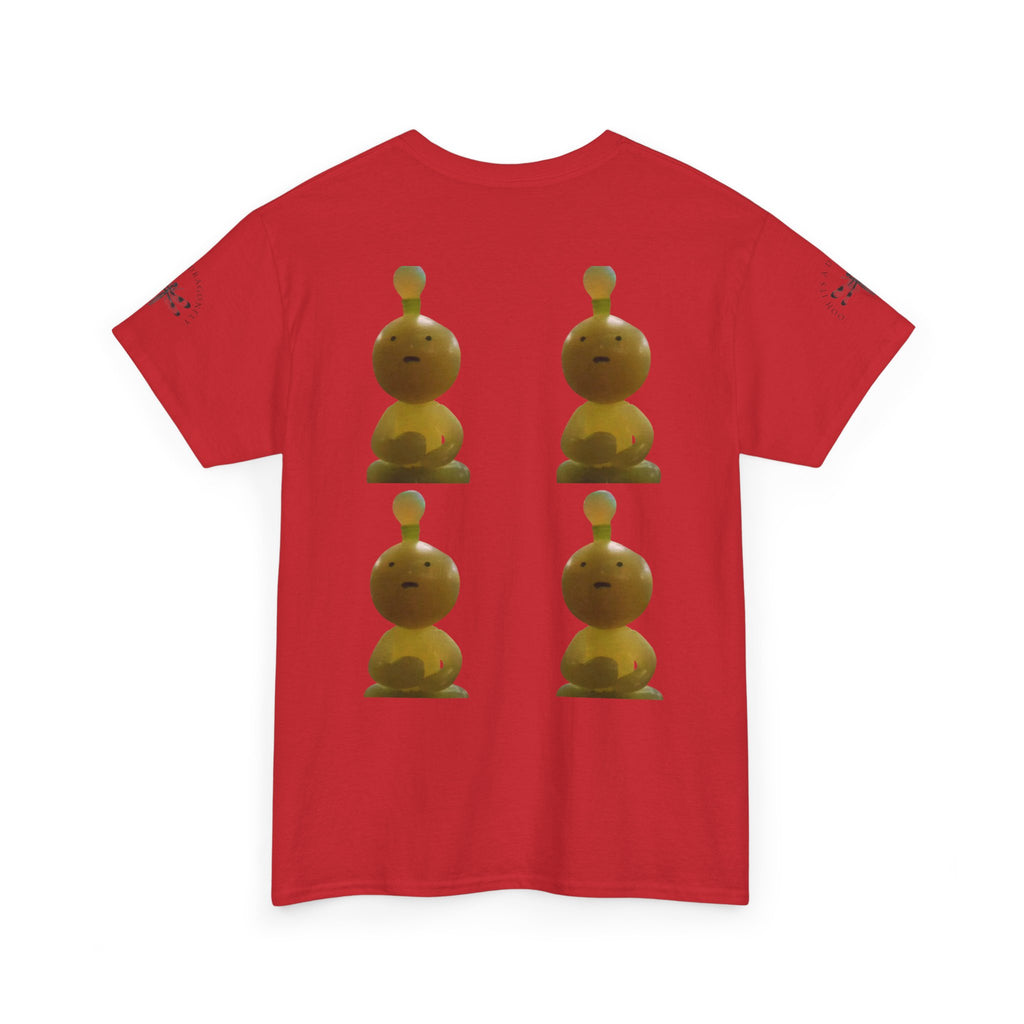 T-Shirt — Whimsical Yellow Totem Print Tee