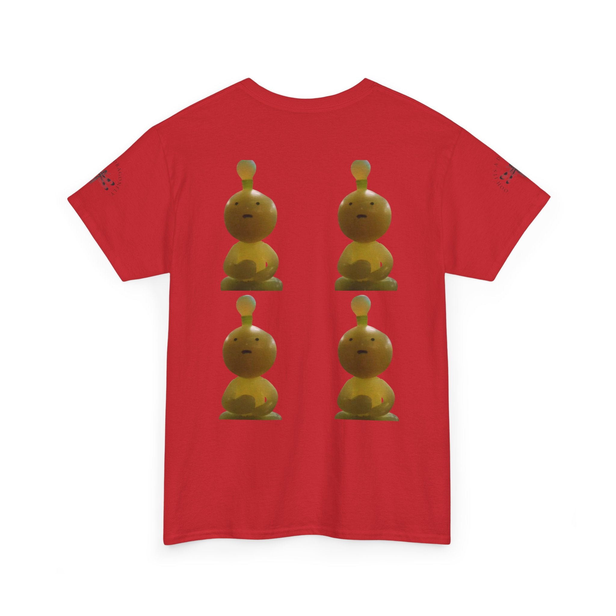 T-Shirt — Whimsical Yellow Totem Print Tee