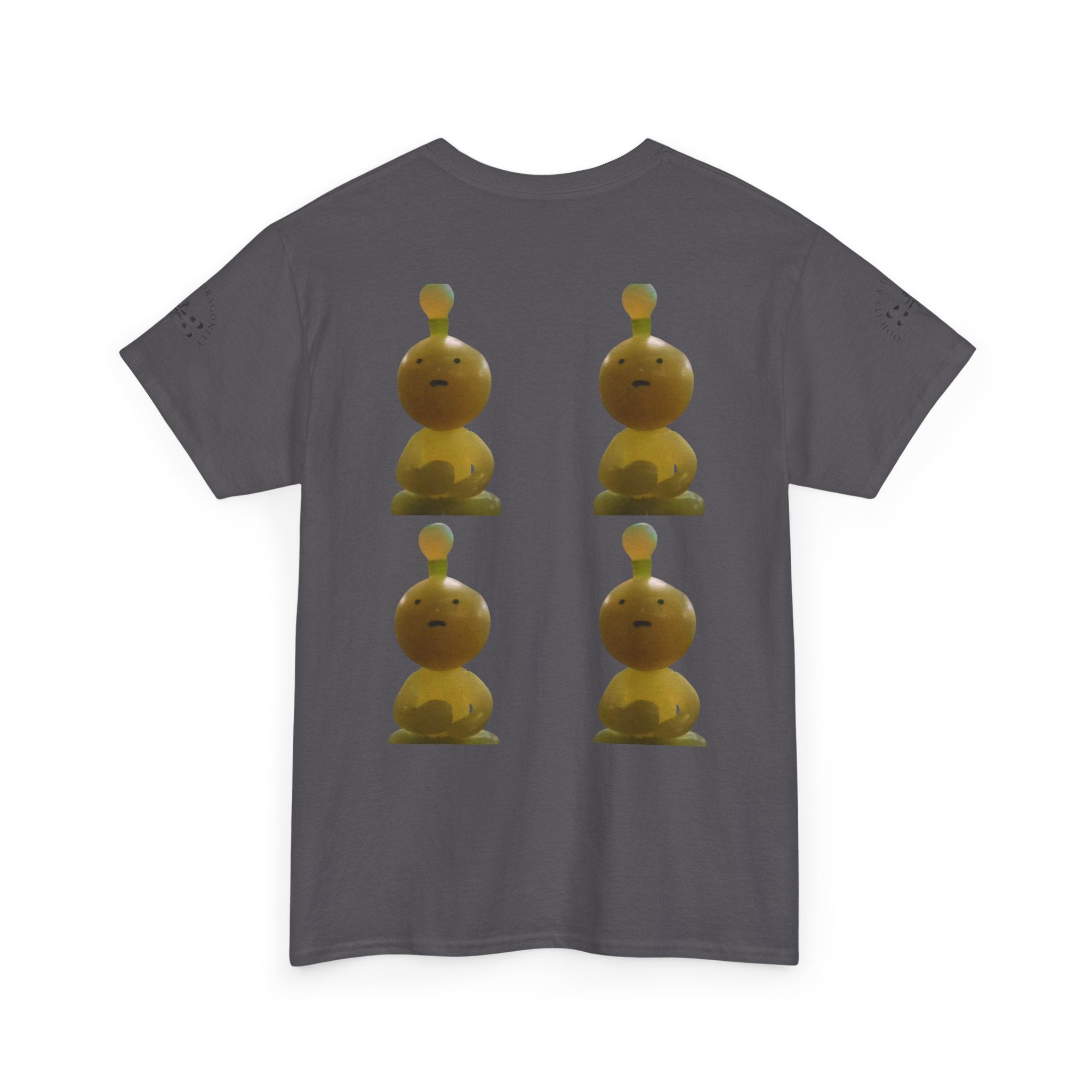 T-Shirt — Whimsical Yellow Totem Print Tee