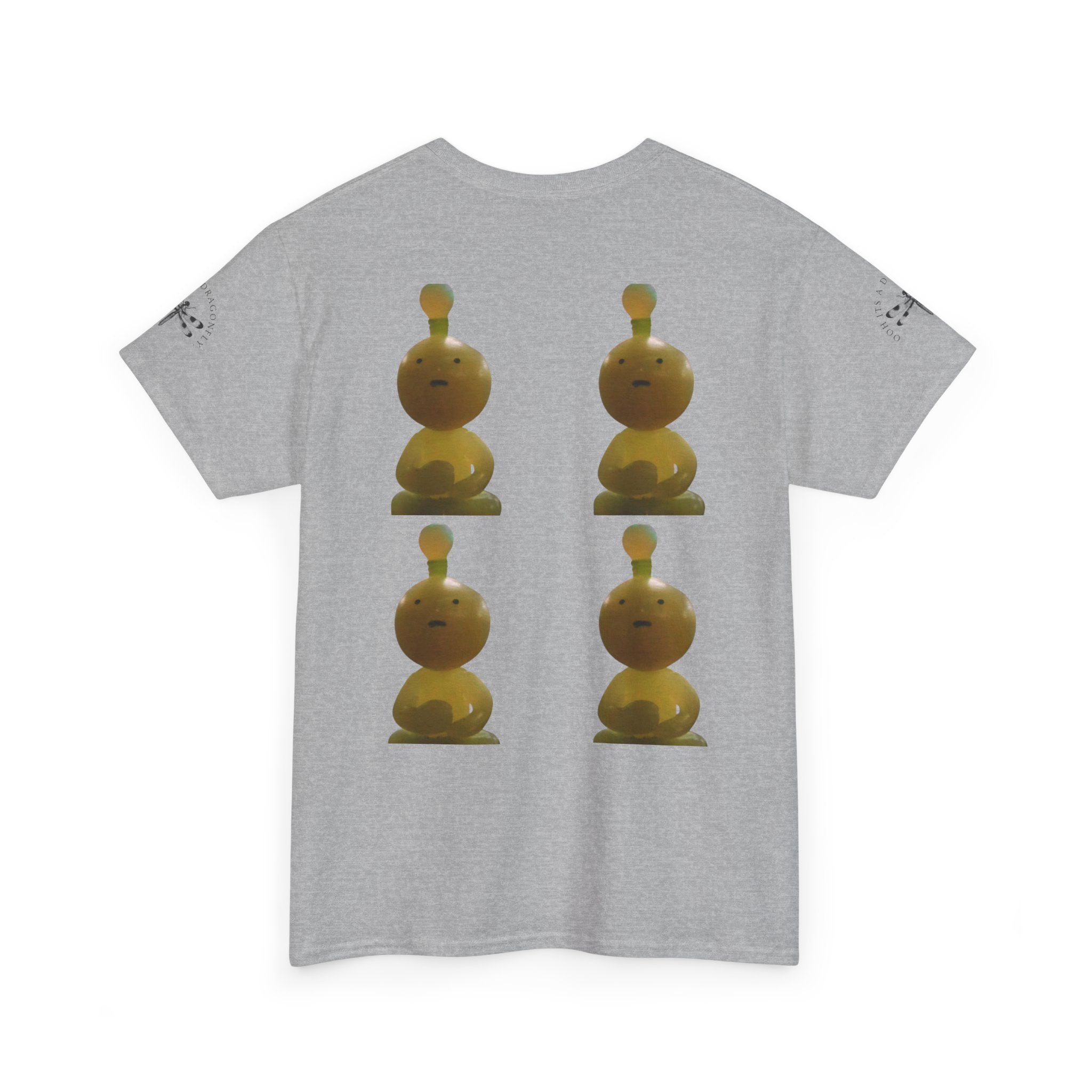 T-Shirt — Whimsical Yellow Totem Print Tee