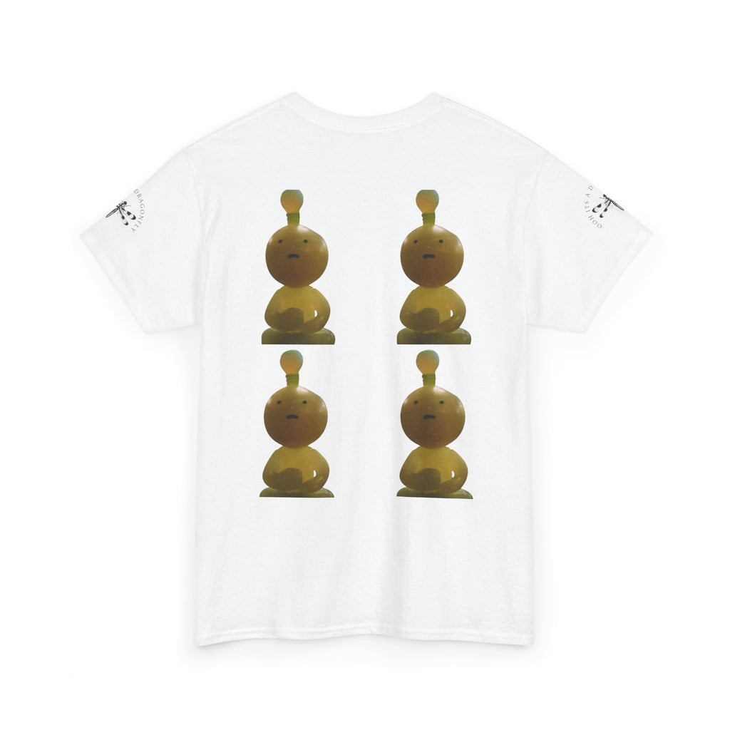 T-Shirt — Whimsical Yellow Totem Print Tee