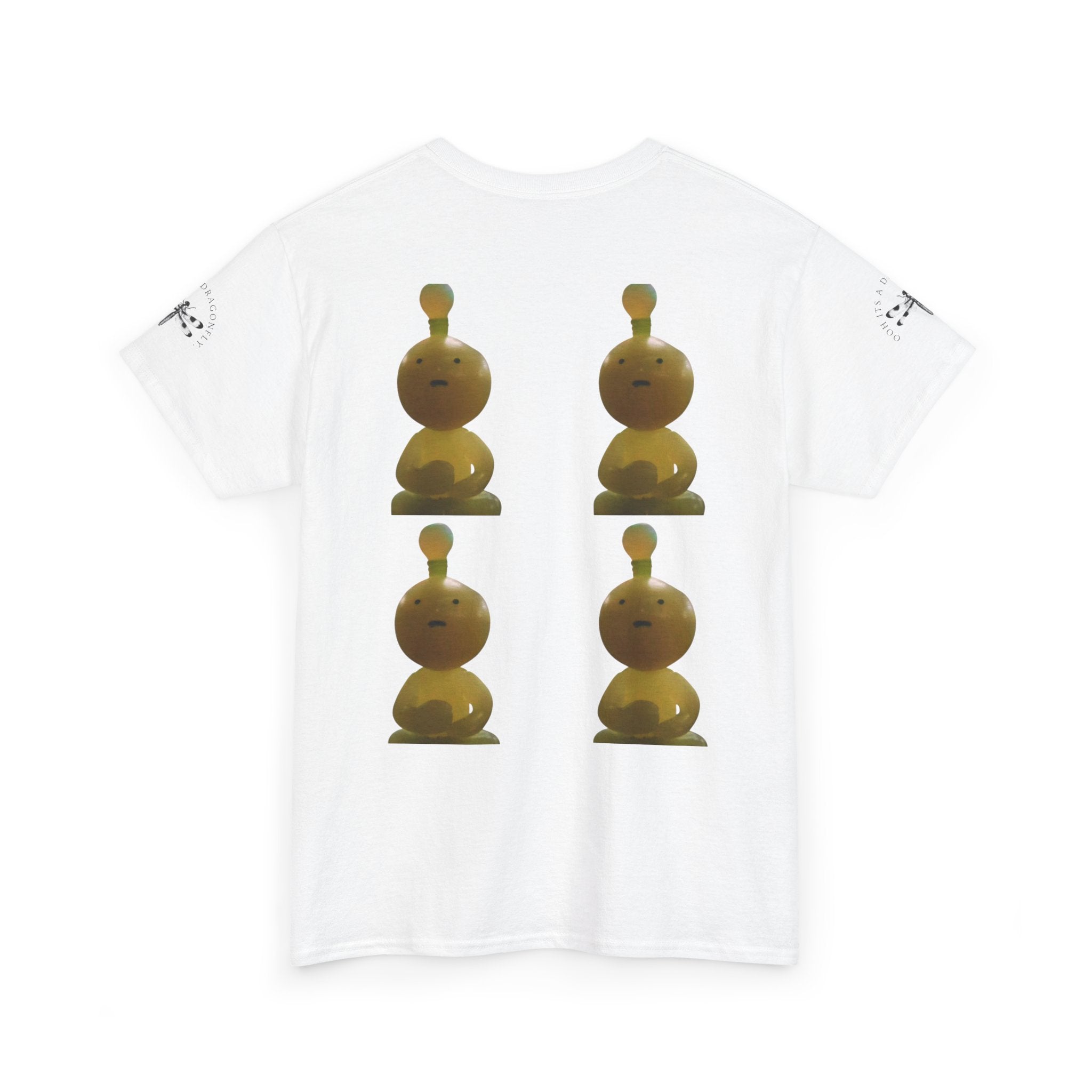T-Shirt — Whimsical Yellow Totem Print Tee