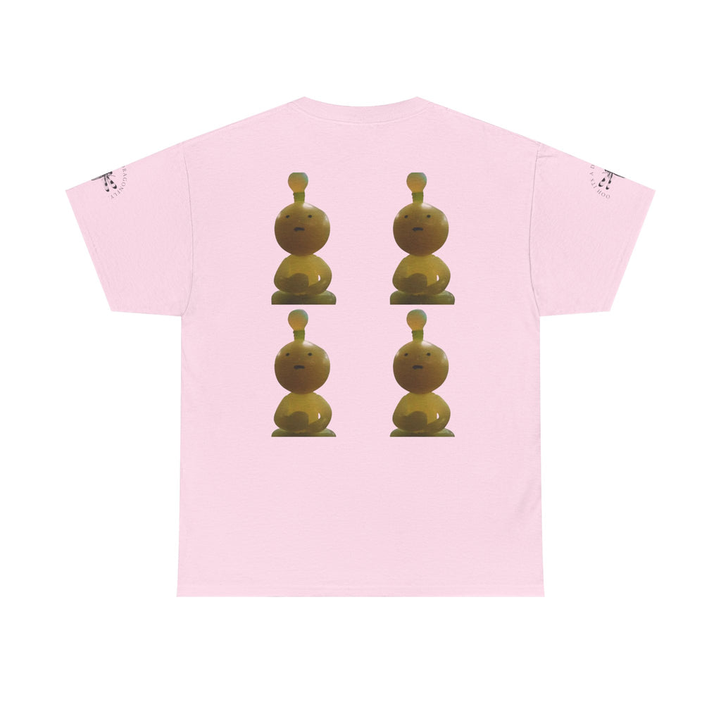 T-Shirt — Whimsical Yellow Totem Print Tee