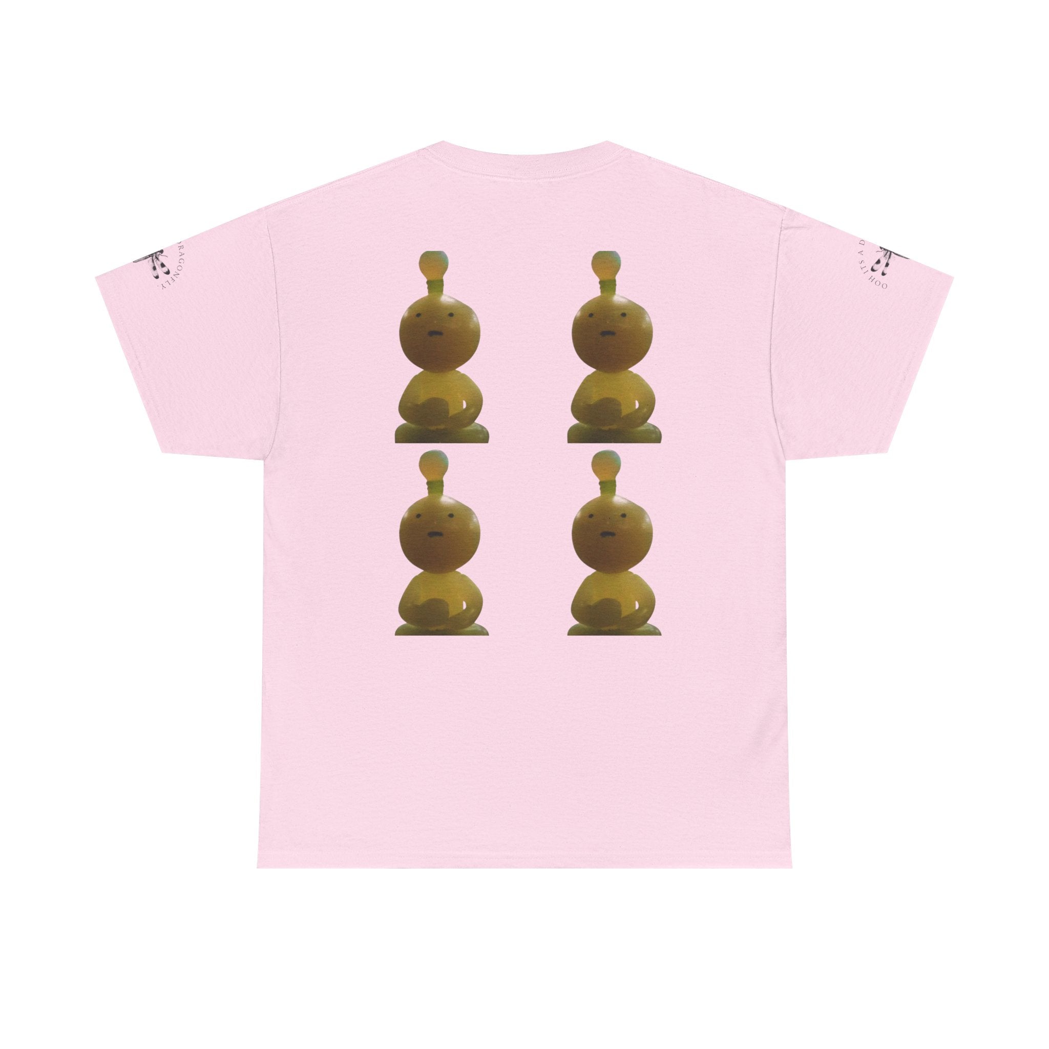 T-Shirt — Whimsical Yellow Totem Print Tee