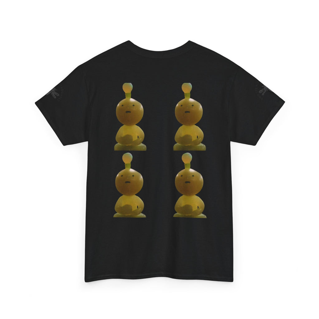 T-Shirt — Whimsical Yellow Totem Print Tee