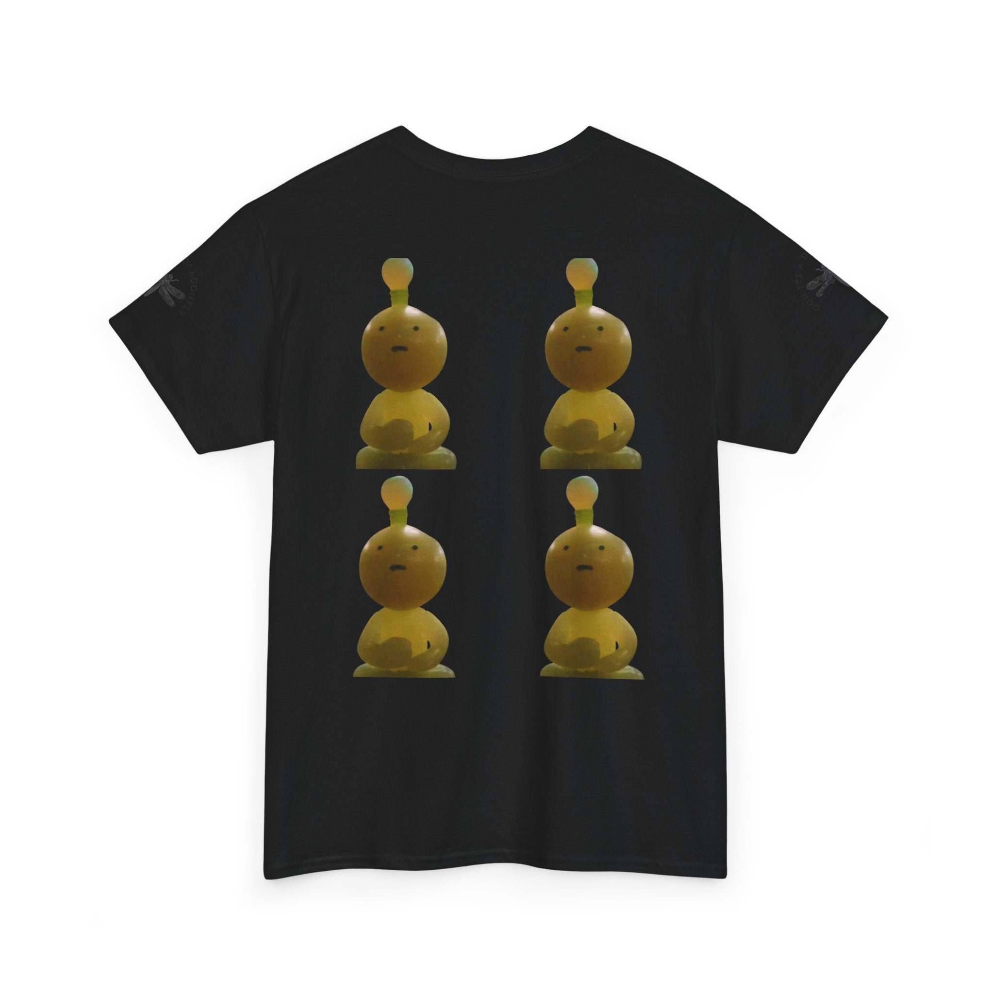 T-Shirt — Whimsical Yellow Totem Print Tee