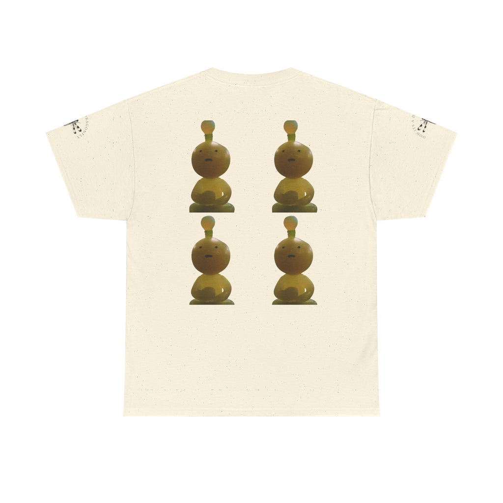T-Shirt — Whimsical Yellow Totem Print Tee
