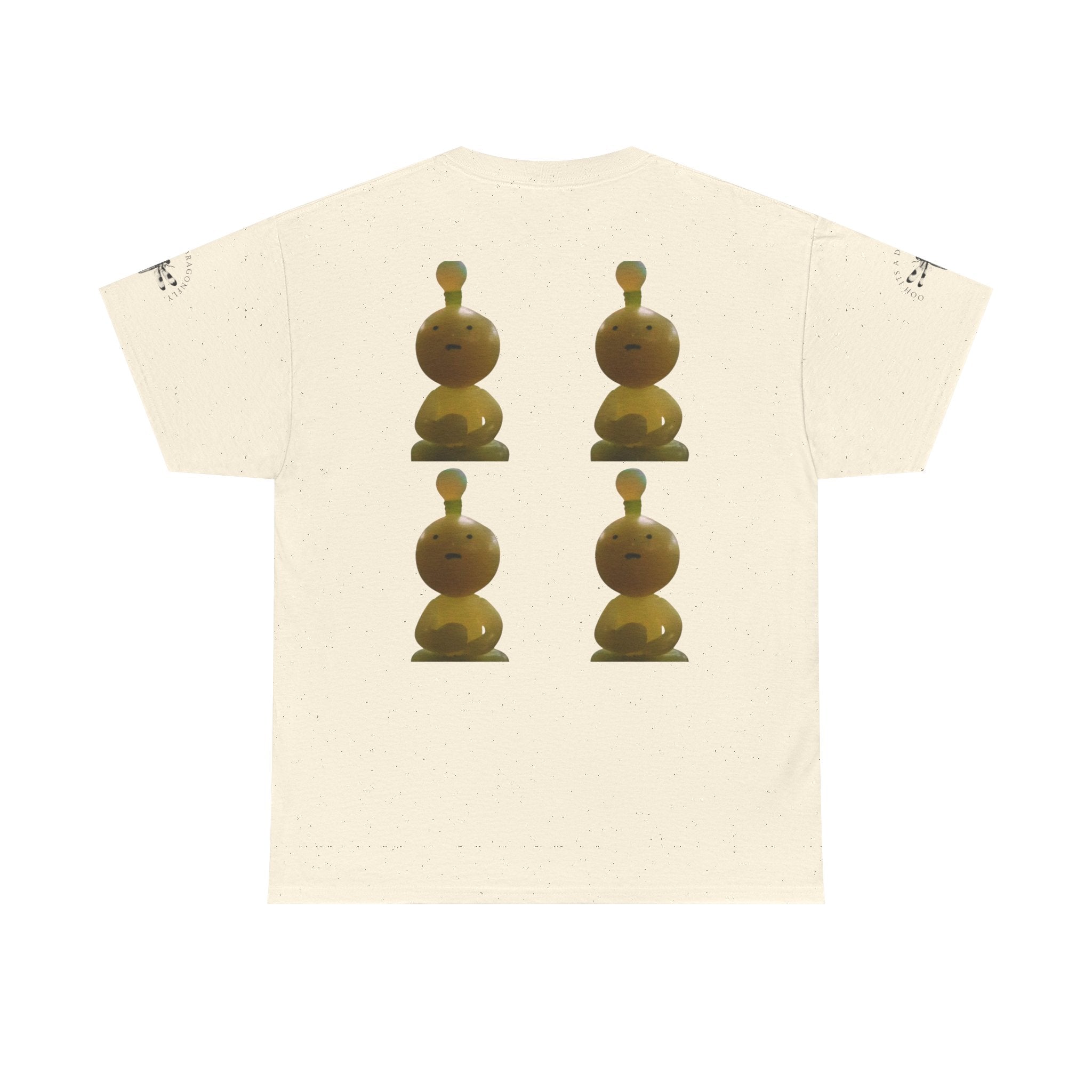 T-Shirt — Whimsical Yellow Totem Print Tee